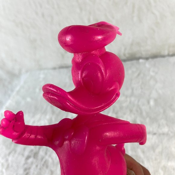 MARX Vintage 1971 Louis Disney Pink Donald Duck 6” Plastic Figure figurine - Picture 7 of 7